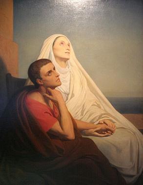 Monika und Augustinus